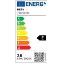 Besk Laelamp LED BLACK SLIM 9145968, 36W, 3960lm, 4000K, sf&auml;&auml;riline 360&deg;, IP20, integreeritud LED