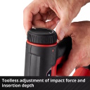 Einhell TE-CN 18/32 Li Solo 4257800 Аккумуляторный гвоздезабиватель/степлер 18 В 2-в-1 до 20 уд/мин Подставка для 100 пневмоэлементов для гвоздей 15-32 мм и скоб 13-25 мм Чёрно-красный