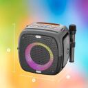 Manta Karaoke k&otilde;lar SPK3400000001, 100W, 10h, IPX5, Bluetooth, AUX, Mikrofon, USB, MicroSD, LED