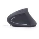 Gembird USB optinė pelė MUS-ERGO-01, 3200 DPI, 6 mygtukai, ergonomi&scaron;ka, vertikali konstrukcija