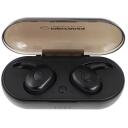 Esperanza TWS CARDERA Austiņas, EH225K, 4h, 30mAh, 10m, Bluetooth 5.0, In-ear, Akumulators, Sarkanā apgaismojums