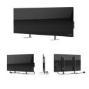 Smart premium-class infrared and convection heater up to 30m² 700W 11mm tempered glass panel with Wi-Fi 110×40×4 cm black AGH0002S Aeno