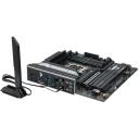 Asus TUF GAMING B860M-PLUS WIFI, Wi-Fi 7, LGA 1851, DDR5, 256 GB, 4 DIMM, 4 SATA III, 3 M.2, 7.1 garso, 2.5 Gb Ethernet