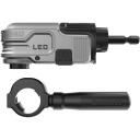 Dewalt DTLRA-QZ 1/4'' LED valgustatud nurgaotsik, 1.5'' pea k&otilde;rgus, 3 tunni t&ouml;&ouml;aeg, sepistatud hammasrattad