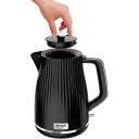Tefal Tējkanna KO250830, 2400 W, 1.7 L, Plastmasa, 360&deg; rotējo&scaron;s pamats, Melna ar hromētiem elementiem