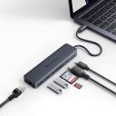 HyperDrive EcoSmart Gen.2 dokstacija HD4003GL, 100 W PD, 10 Gb/s USB, 4K 60 Hz, 1xHDMI, 1xUSB-C, 1xRJ-45, 2xUSB-A
