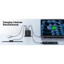 Acer Laadija ZL.ADTCC.00L, 100W, 100&ndash;240V, 3x USB-C, 1x USB-A, must, v&auml;line