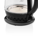 Electric glass kettle with 2200 W power, 1.7 L capacity, and a 360° rotating base Crystal Kettle ETA315490000 Glass/Black ETA