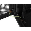 Lanberg Rack kapp 19" seinamontaaž 9U WF01-6409-23B, 600x450mm, must, mati, lame pakendis