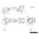 Akunurklihvija W 18 L BL 9-125, MB; 602374840 METABO