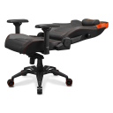 Gaming chair with ergonomic design adjustable armrests and high backrest CGR-Armor EVO Black-Orange COUGAR