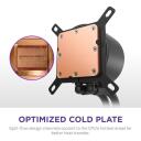Nzxt nutikas pistik RL-KN360-B2, All-in-one vedelikjahutus, 120mm, 3 ventilaatorit, 73.47cfm, 30dB, FDB, TFT ekraan