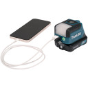 Akumuliatorinis šviestuvas 12V su 3 apšvietimo režimais, USB, CXT ML107 MAKITA