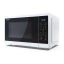 Mikrolaineahi 25 L mahutavusega 900 W võimsusega ja valge korpusega YC MS252AE W Sharp