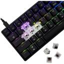White Shark Klaviatuur SHINOBI-2-B-US-BROWN.SW, 1.8m, 61 nuppu, mehaaniline, USB, RGB valgustus