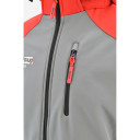 Darba jaka softshell, 3 slāņu ūdensnecaurlaidīga, L, sarkana/pelēka, AW02702, AWTOOLS