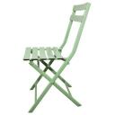 Besk Sodo komplektas 9126646, 55x55x70cm, 42x50x80cm, 2 vietos, metalas, sulankstomas stalas, sulankstomos kėdės