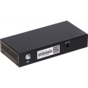 Ruijie RG-ES106D-P V2 6-portu 10/100Mbps nevadāms tīkla slēdzis ar 4xPoE+ (54W), paredzēts galda uzstādīšanai, melns