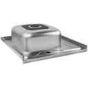 Ab K&ouml;&ouml;givalamu 9133866, 600x600mm, 0.6mm, vasak kauss, sifoon, v&auml;ljalaske diameeter 110mm
