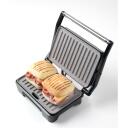 Salter Grils un panini cepējs EK2009FVDE, 750W, melna/nēr. tērauda, peldo&scaron;a eņģe, automāt. temperatūras kontrole