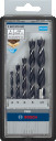 5 urbju komplekts kokam Robust Line 4/5/6/8/10mm, Urbjma&scaron;īnām/skrūvgriežiem PRO WOOD SPIRĀLURBJU KOMPLEKTS, 2607010527, BOSCH
