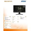 MSI MAG 245F X24, 60,5 cm, 1920 x 1080, FHD, 240 Hz, 0,5 ms, IPS, juodas