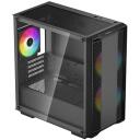 Deepcool Korpus CC360 R-CC360-BKAPM3-G-1, 2x3.5'', 3x2.5'', 4 laiendusslotti, 1xUSB3.0, 1xUSB2.0, 1xAudio