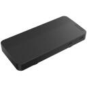 Lenovo USB-C Dual Display Travel Dock w/o Adapter 40B90000WW, 1 x RJ-45, 1 x USB-A 10 Gbps, 2 x USB-C 10 Gbps, 1 x HDMI, 65 W