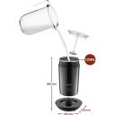 Philips pieno putiklis CA6500/63 500 W, 120 L, bevielis, automatinis, juodas, 130 s putimo laikas, 2 cappuccino