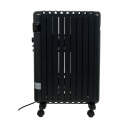 &Otilde;livaba radiaator suuremate ruumide lisak&uuml;tmiseks 2000W 75m&sup3; 2 režiimi termostaat rattad antratsiit RAD 2000 Oil Free Dark 363937 Eurom