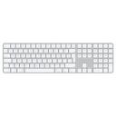 Apple Magic Keyboard Touch ID ja numbriklaviatuuriga MXK73Z/A, traadita, QWERTY, valge, Bluetooth, multimeedia klahvid