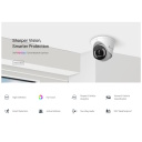 TP-Link VIGI C455 lauko IP stebėjimo kamera Turret 5 MP Full-Color H.265+ IP67 dvikryptis garsas VIGIC455 (4 mm) Balta