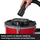 Einhell TC-AV 1830 D пылесос для золы и пепла для каминов печей и гриля 18L 800W 2351662