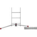 Kombinuotos kopėčios S100 Hailo ProfiLOT 039309507 HAILO, aliuminis, 2x9+1x8 pakopos