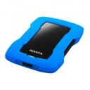 Adata HDD AHD330-1TU31-CBL 1TB, 2.5", USB 3.2 Gen 1, Sinine, L&ouml;&ouml;gikindel, 256-bit AES kr&uuml;pteerimine