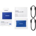 Samsung SSD ārējais MU-PC2T0H/WW 2TB, lasī&scaron;anas ātrums 1050 MB/s, rakstī&scaron;anas ātrums 1000 MB/s, USB Type-C, 256-bit AES