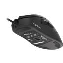 Genesis spēļu pele Krypton 200 NMG-1713, 6400 DPI, 6 pogas, RGB apgaismojums, USB, ergonomisks dizains