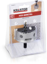 Сверлильная коронка Ø 65mm для металла и дерева, KREATOR, KRT100113, HSS биметалл, макс. глубина реза 24mm