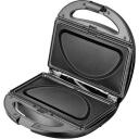 Adler тостер, CR 3057, 1200 Вт, 220-240 В, 50 Гц, светодиодные индикаторы, черный/серебристый, антипригарное покрытие