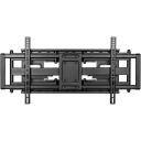 Sbox televizora kron&scaron;teins PLB-7486, 43-100 collas, 120kg, 200x200-800x400mm, melns, tērauds, noliecams, griežams