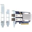 Qnap v&otilde;rguliidesekaart QXP-16G2FC, 16Gb Fibre Channel Gen 5 x 2, PCIe 3.0 x8, 14.025 Gbps, 2 x SFP+ transceivers