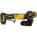 Dewalt 18V XR&reg; Kompakti 125mm Kampinis &Scaron;lifuoklis DCG404NT-XJ, 760MW, 11000rpm, be&scaron;epetėlis variklis, elektroninė stabdys