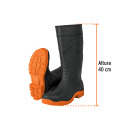 Gumijas zābaki ar pretslīdo&scaron;u zoli, augstums 40cm, izmērs 44 BOT-28I Truper