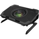Genesis Klēpjdatora dzesē&scaron;anas statīvs OXID 850 NHG-1858, 5 ventilatori, 2xUSB 2.0, RGB apgaismojums, regulējams slīpums