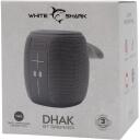 White Shark Bevadu skaļrunis GBT-888 DHAK GREY, 30-18000 Hz, 5W, 1200 mAh, 10 m, FM, Bluetooth, TWS
