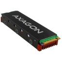 Axagon SSD jahuti M.2 CLR-M2, 76 x 24 x 10 mm, punane, 3 soojusjuhtivad padjad, paigaldusmaterjal, kruvikeeraja