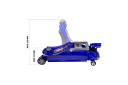 Domkrats ar riteņiem Forsage F-TH22010 2t augstums 105-350 mm 360&deg; rokturis