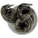 Antgalis su šepečiu 12mm, 1/4" HEX pinti plieniniai šereliai D-76738 MAKITA