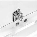 Showerstyle Душевая кабина PRIVIA 7264068, 80 см x 80 см x 201 см, белый цвет, хромированный цвет, закаленное стекло, поддон