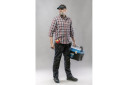 Krekls HOGERT ILLER HT5K386-S, rūtainais, tumši zils/sarkans, S